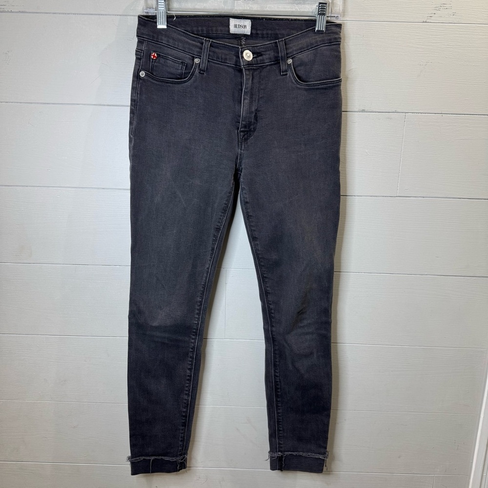 Hudson | Natalie Super Skinny Black Denim Jeans Size 27